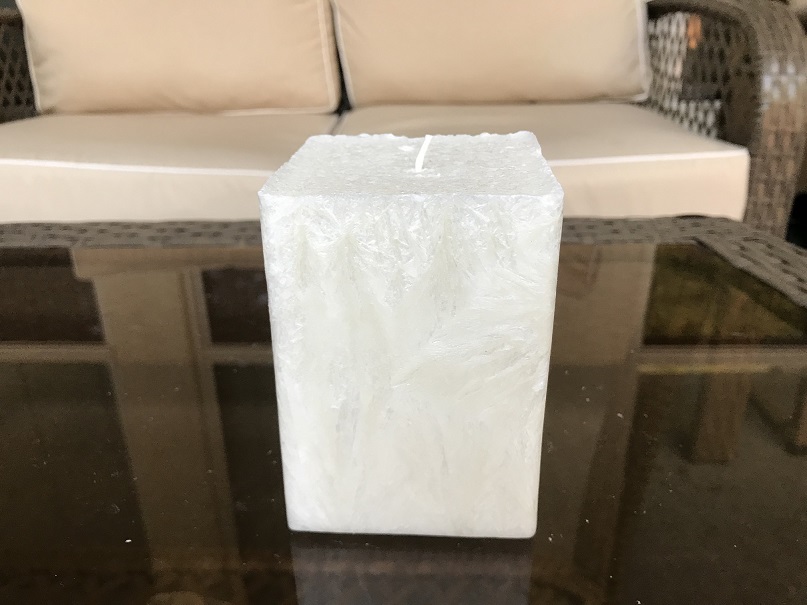 Square Container Candle Palm Wax